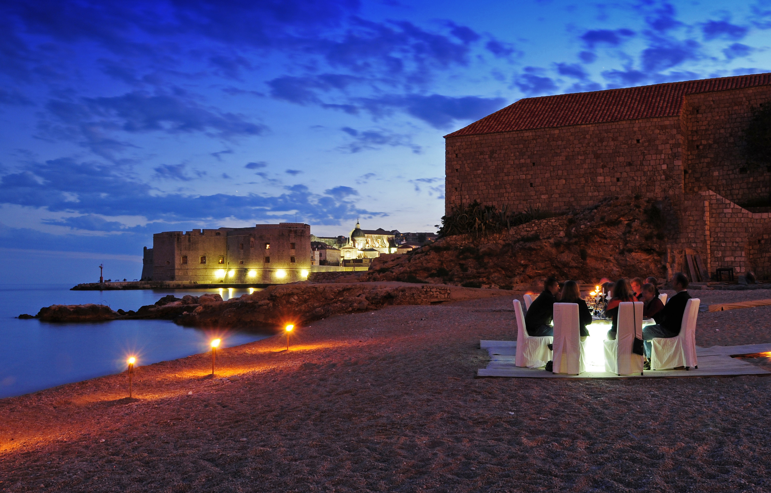 Beach Wedding Destination at Banje Beach, Croatia