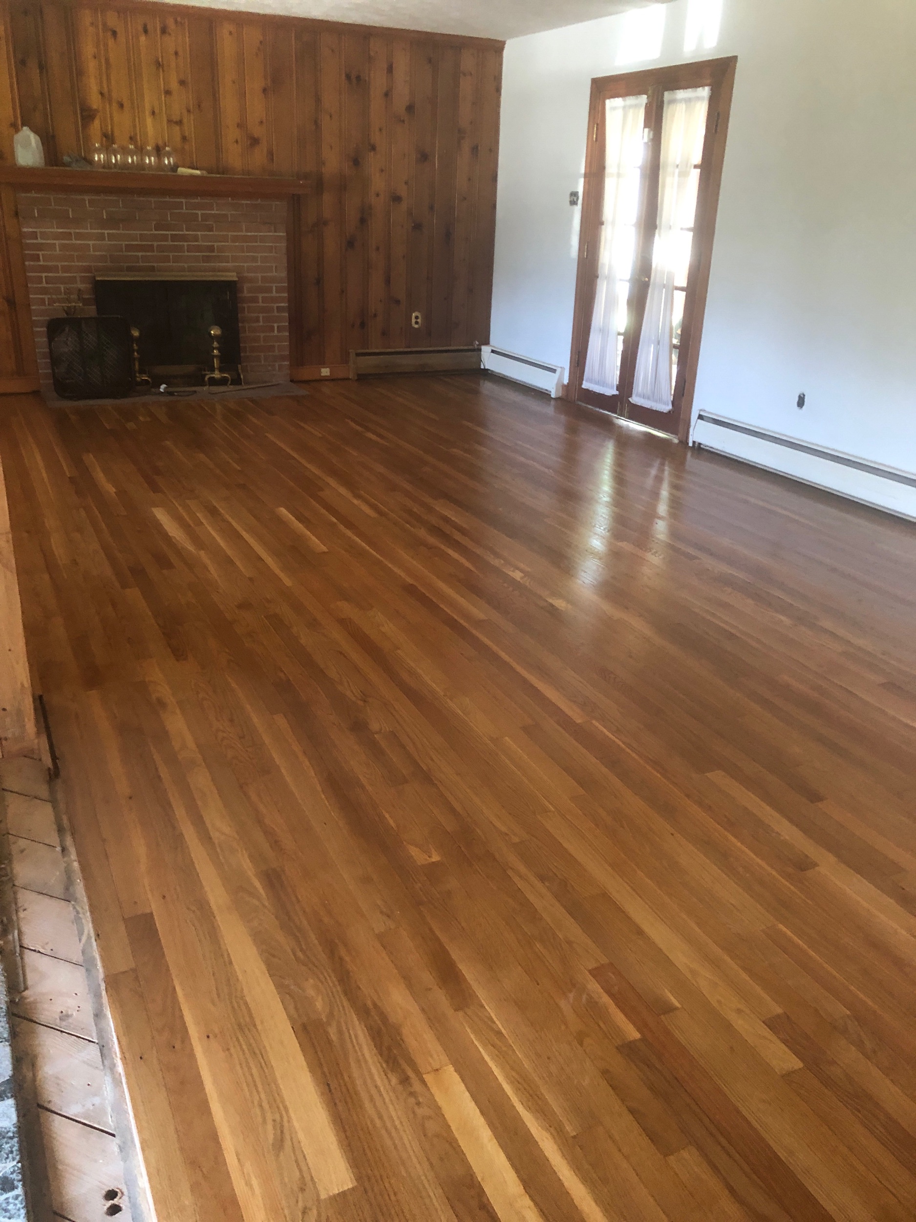 (Finished floors looking great!)