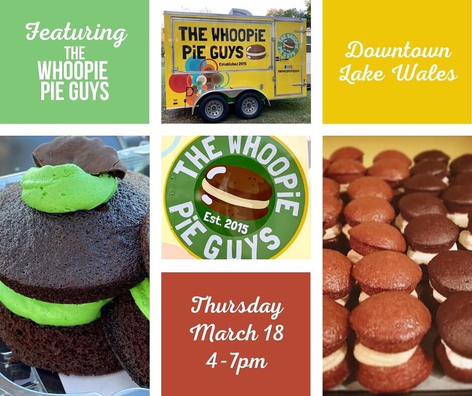The Whoopie Pie Guys sell out almost every market they attend - for good reason! They're bringing Whoopie Pies &amp; delicious dips with flavors to reflect the seasons.

Get yours before they're gone at the very first #3rdThursdayMarket on March 18 f