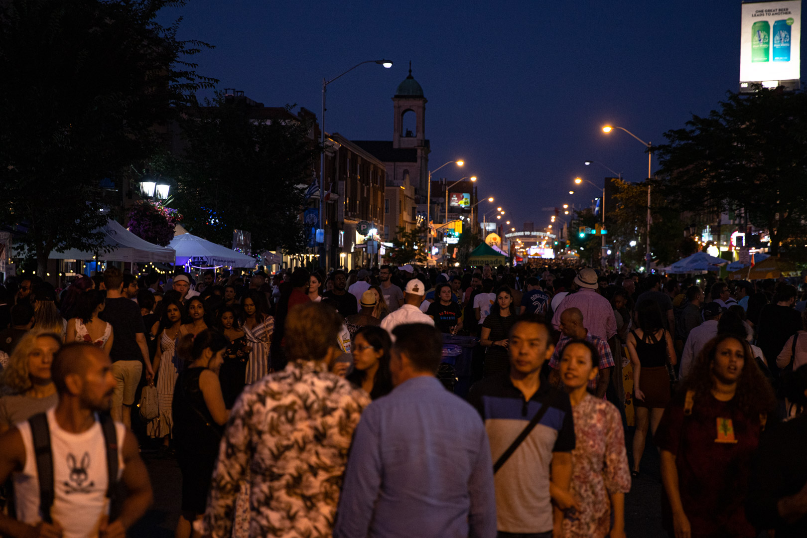 The Street Is Packed