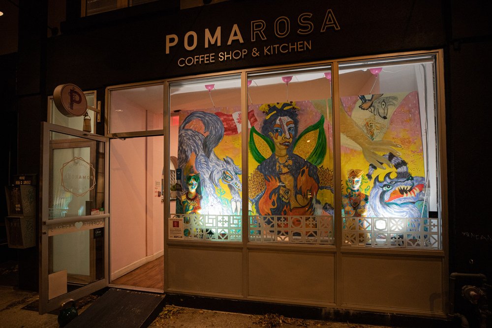 The following description and details were provided on location by East End Arts.  (Copy)