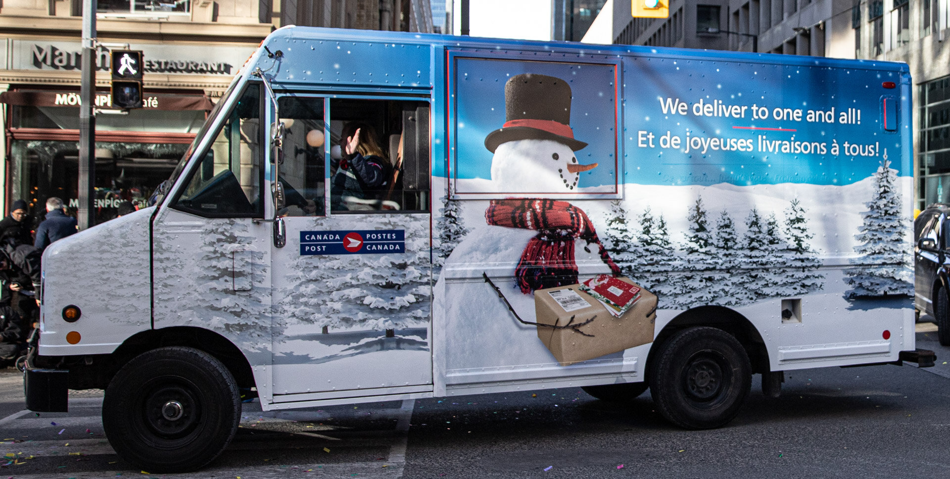 Canada Post Mail Delivery Truck