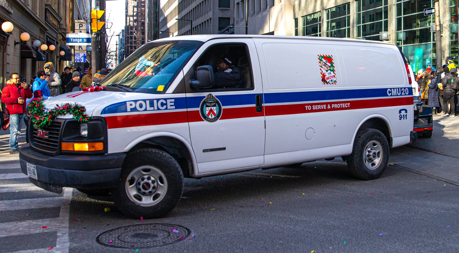 Toronto Police Service GMC Savana Van