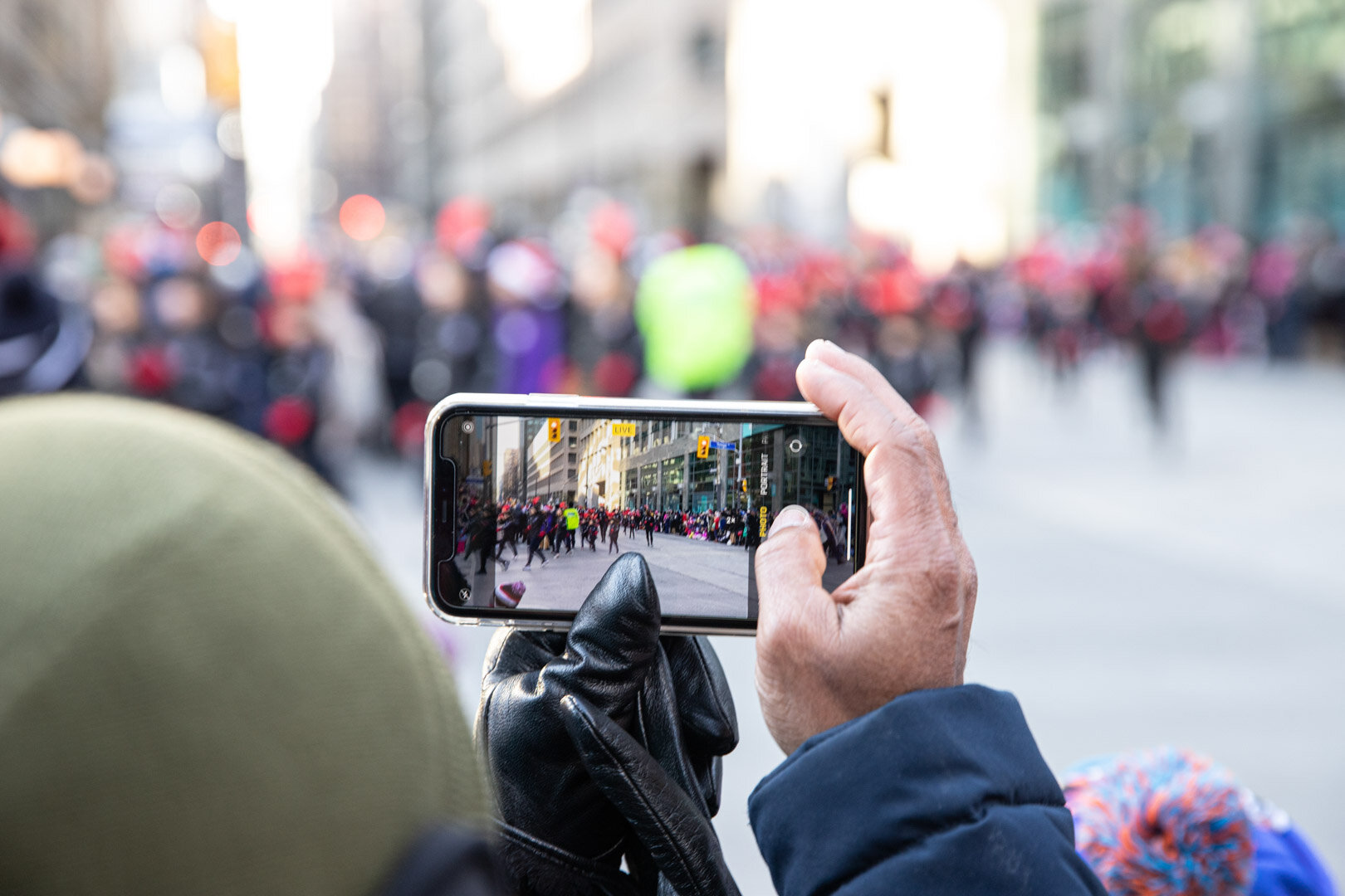  A common sight to see these days! People snapping pictures with their phones.  