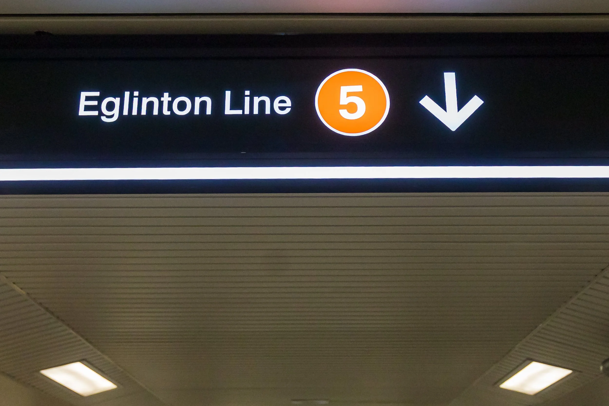 Eglinton Line 5 Sign