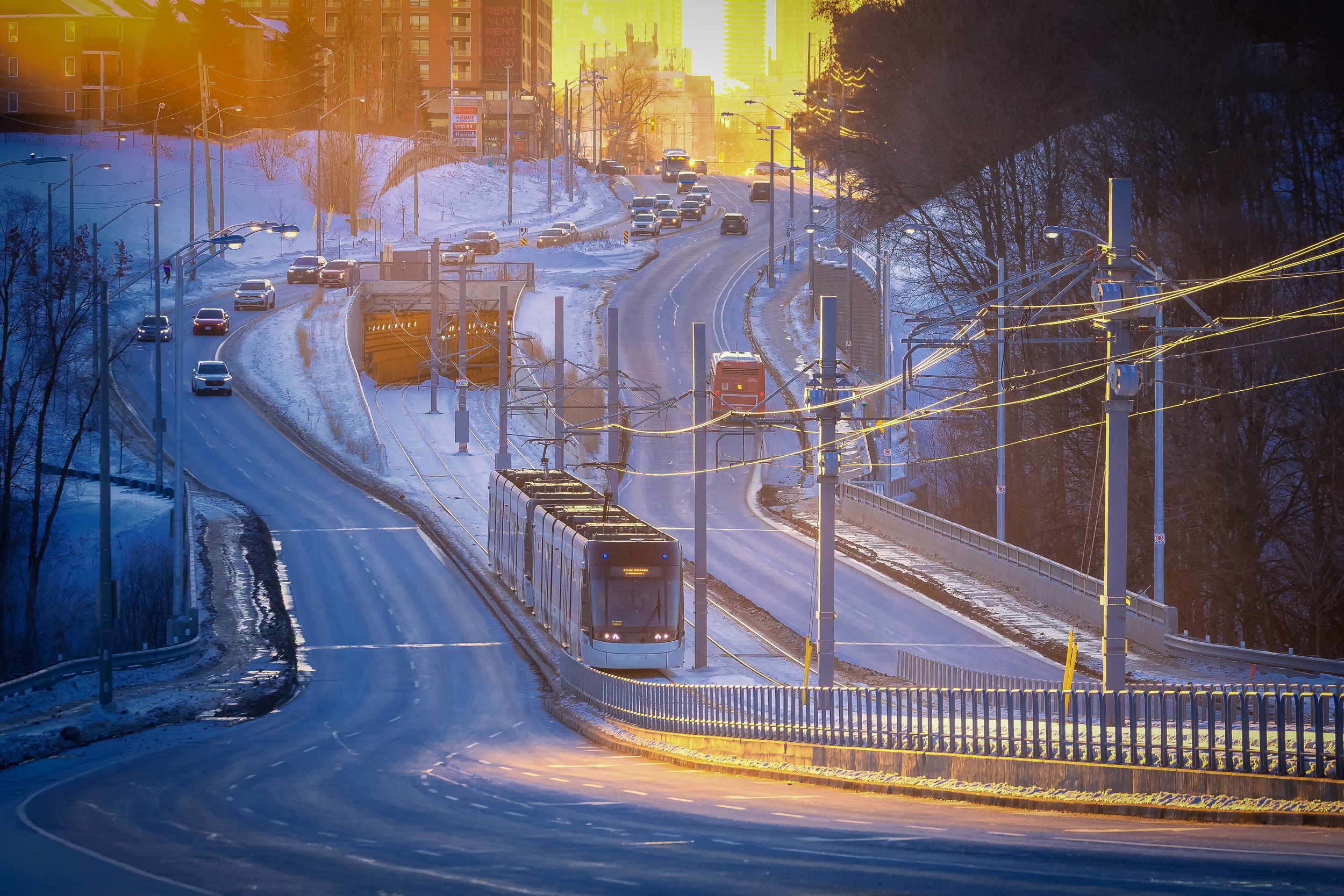  The hill down to Leslie Street 