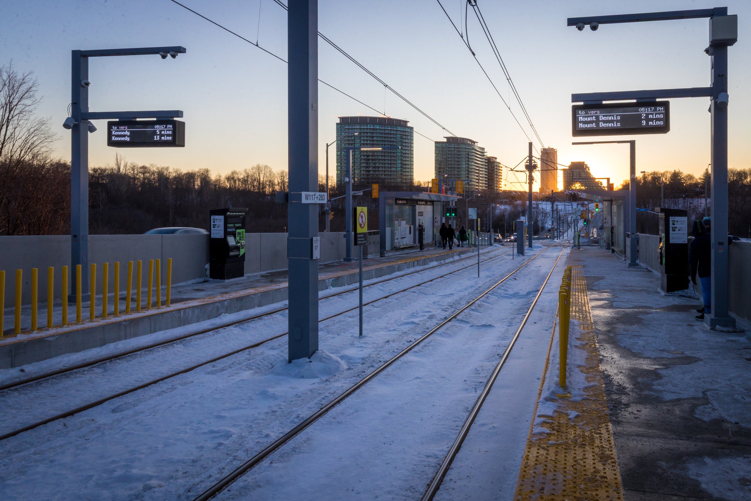  Looking West - Eglinton Crosstown 