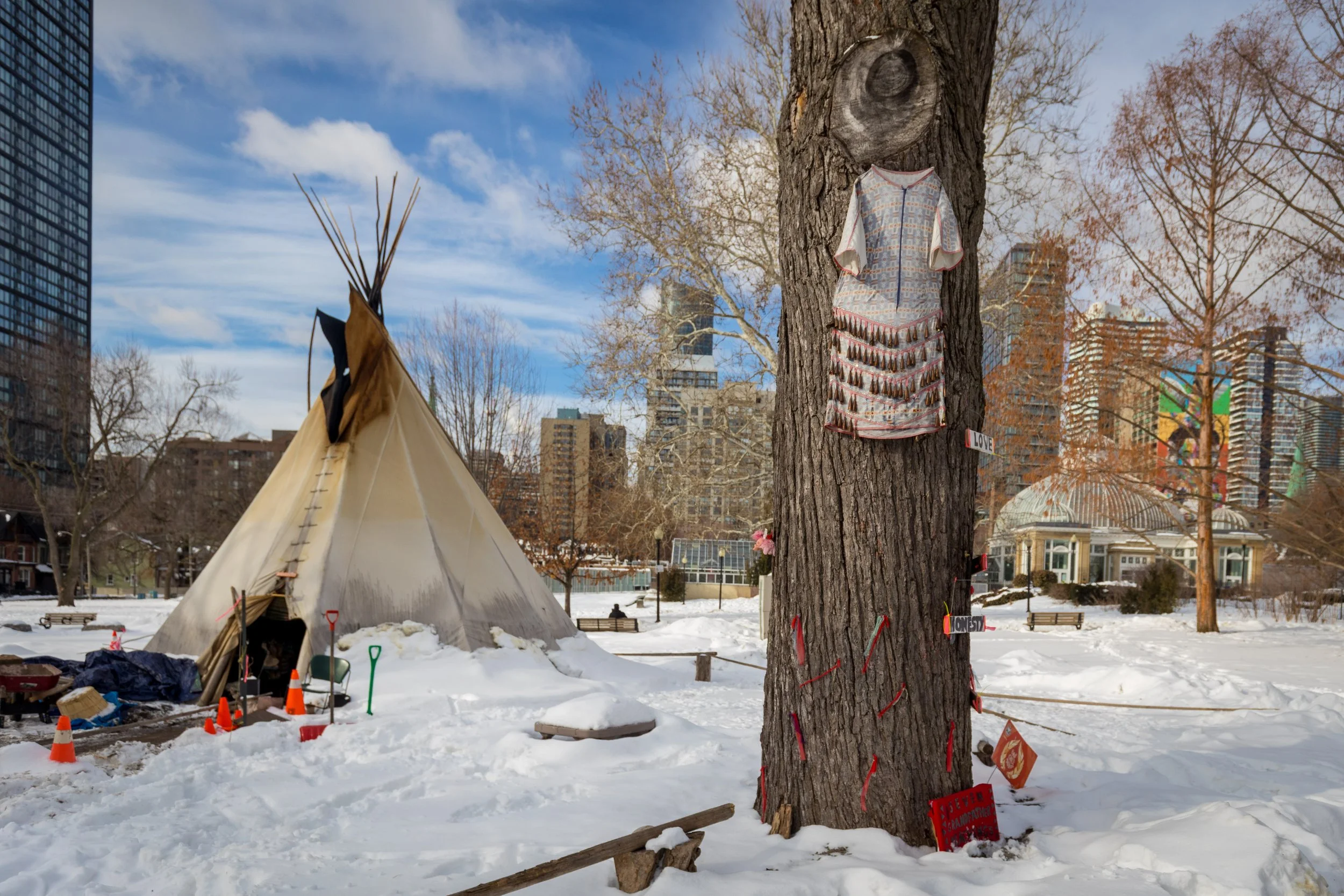 Sacred Fire Site and Tipi