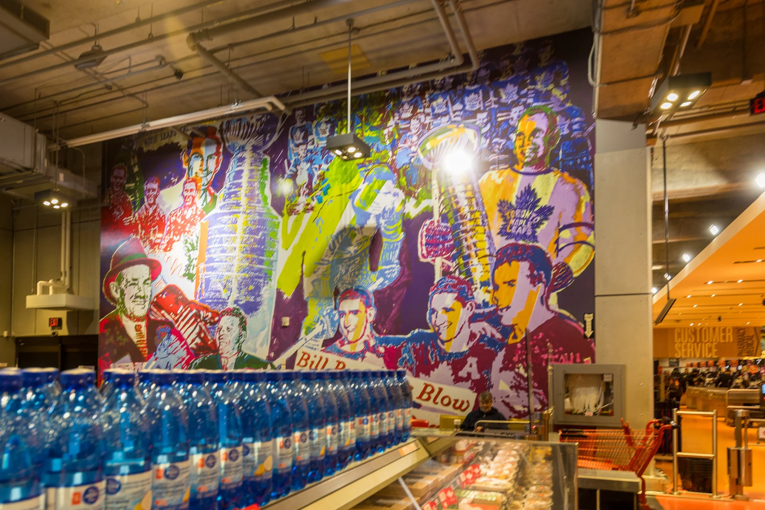 Toronto Maple Leafs Mural — Maple Leaf Gardens (Loblaws), Toronto