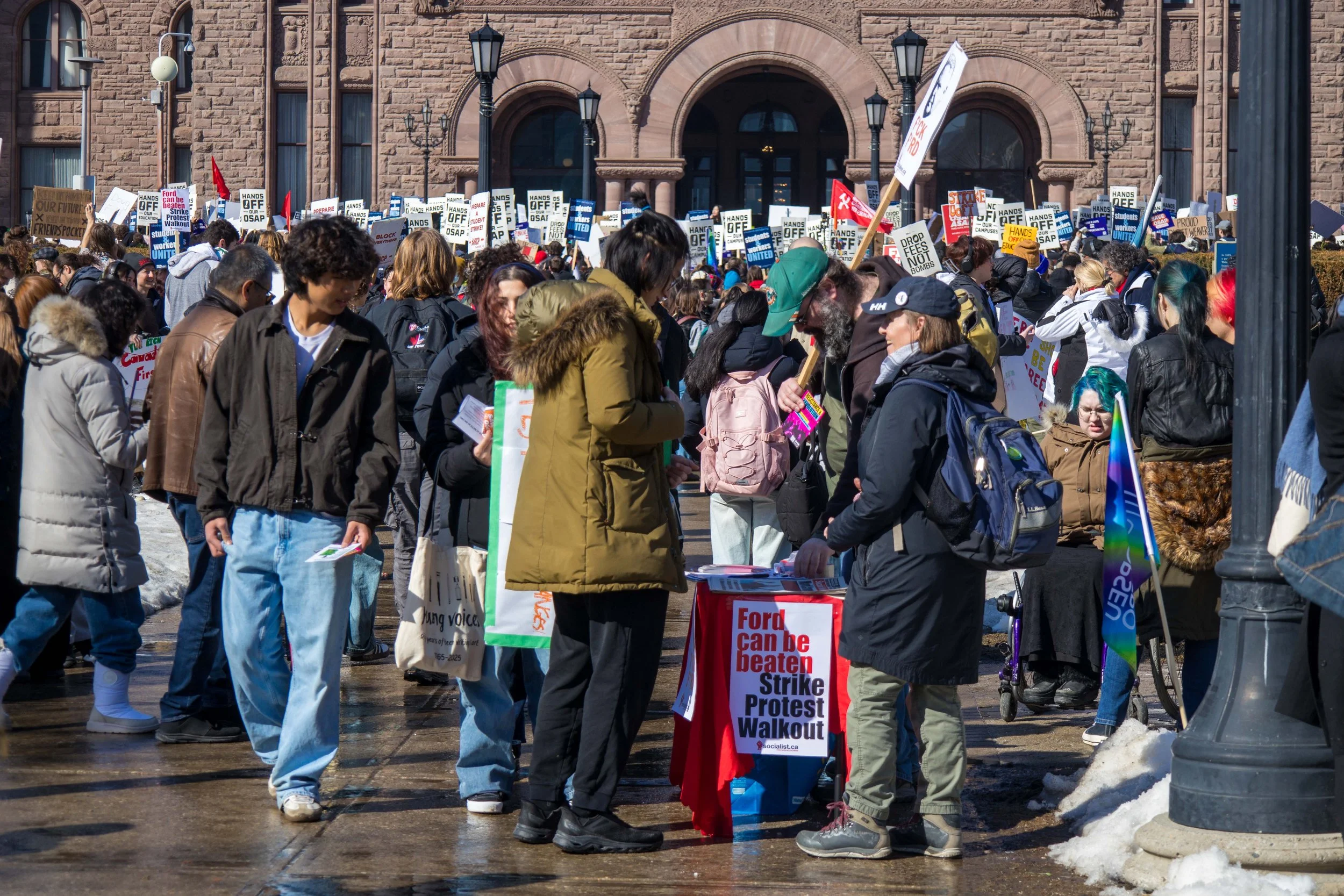 Strike Protest Walkout