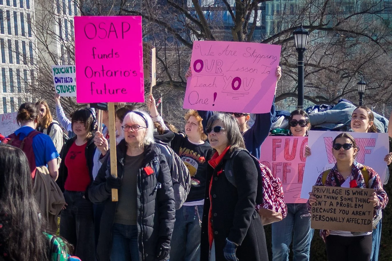Student Protest Signs