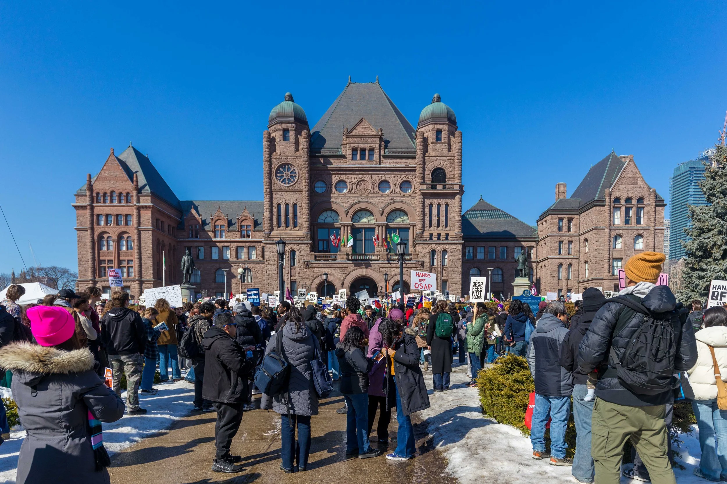 Queens Park Student Protest