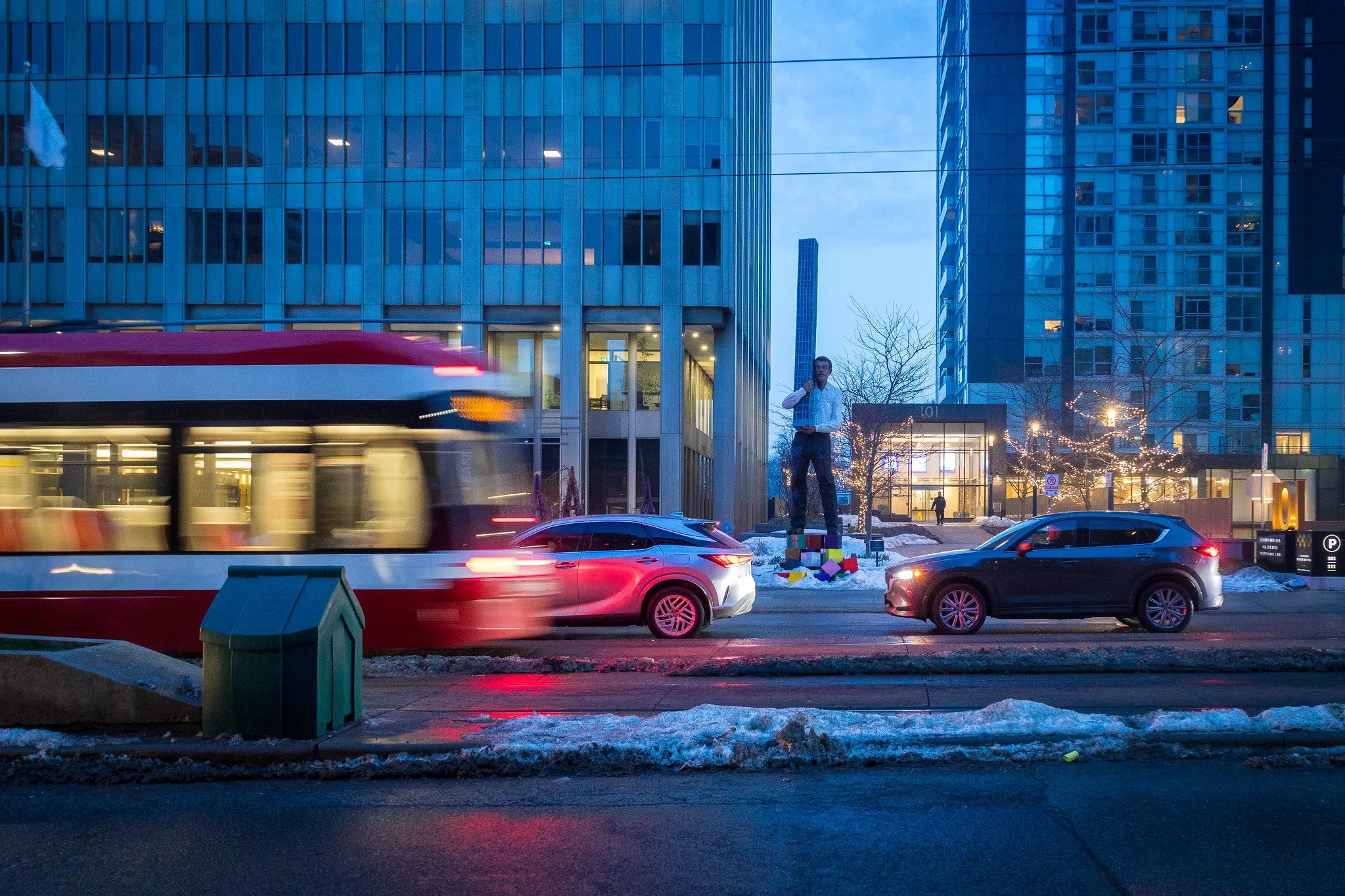 Blue Hour on St. Clair West