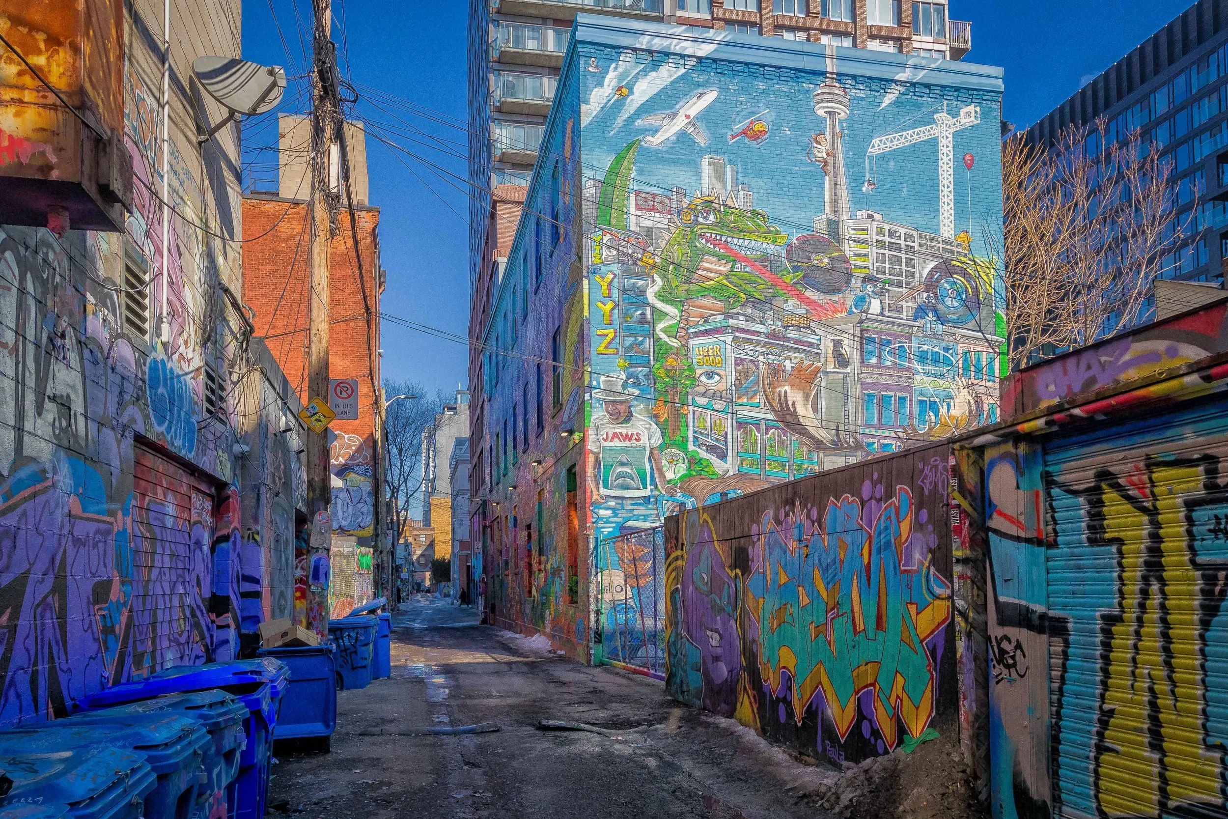 Graffiti Alley in Toronto