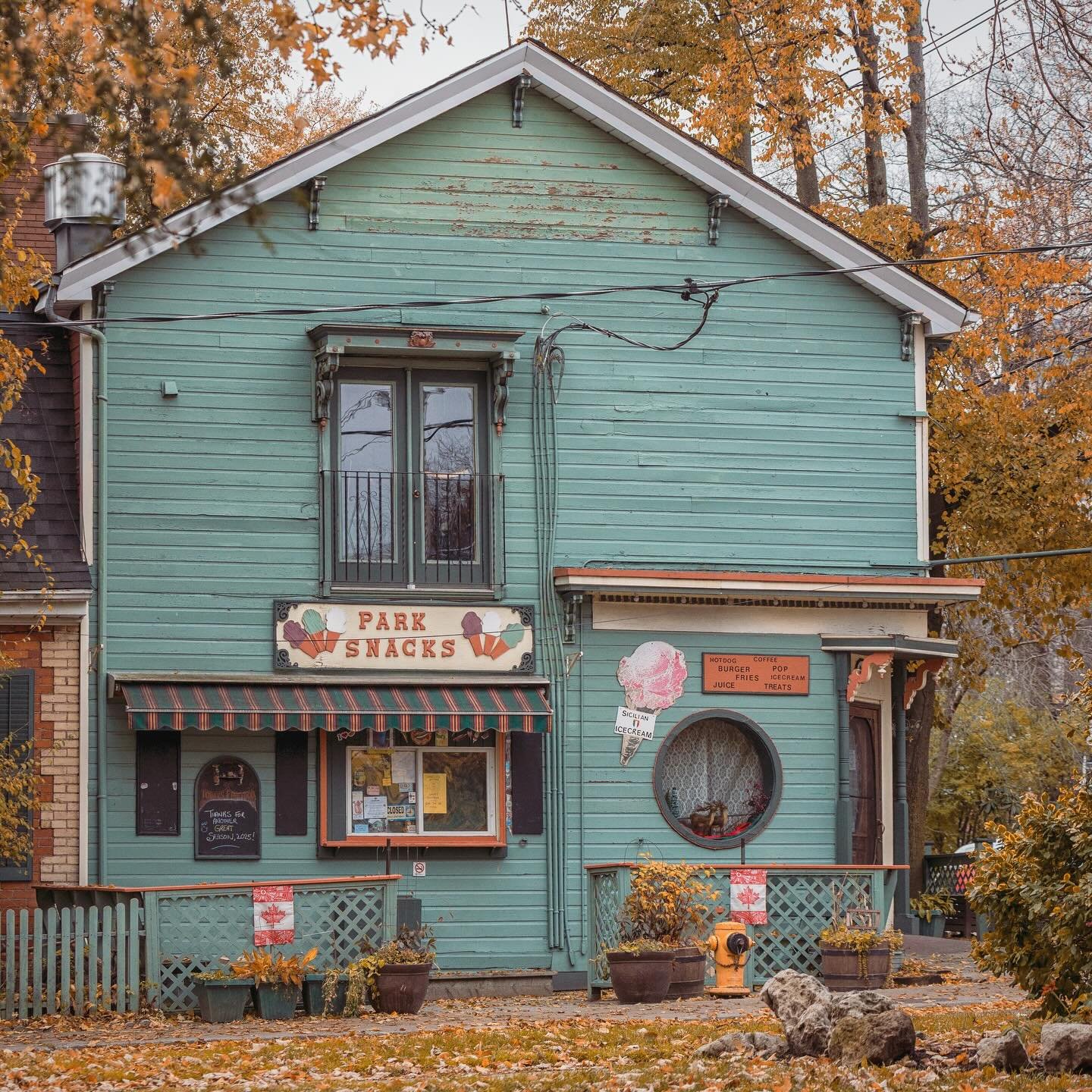 Park Snacks looking extra nostalgic in the fall