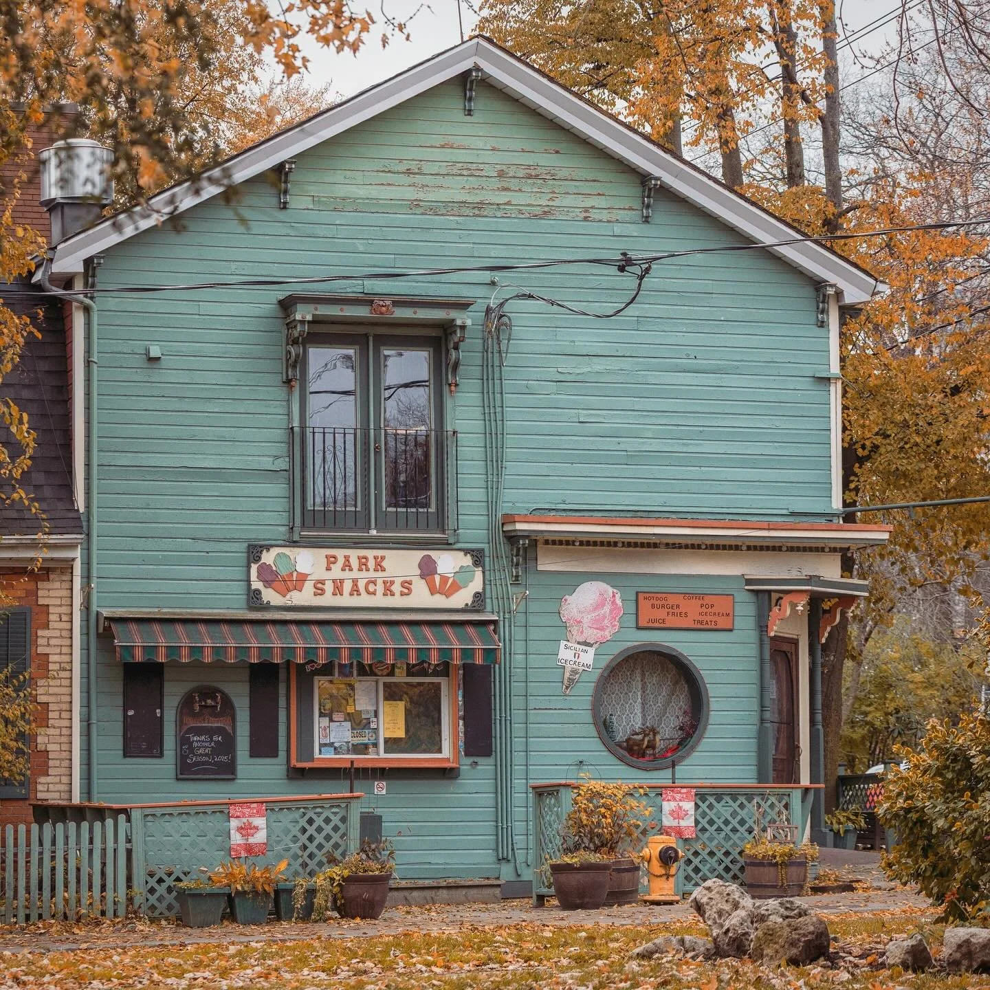 Park Snacks looking extra nostalgic in the fall