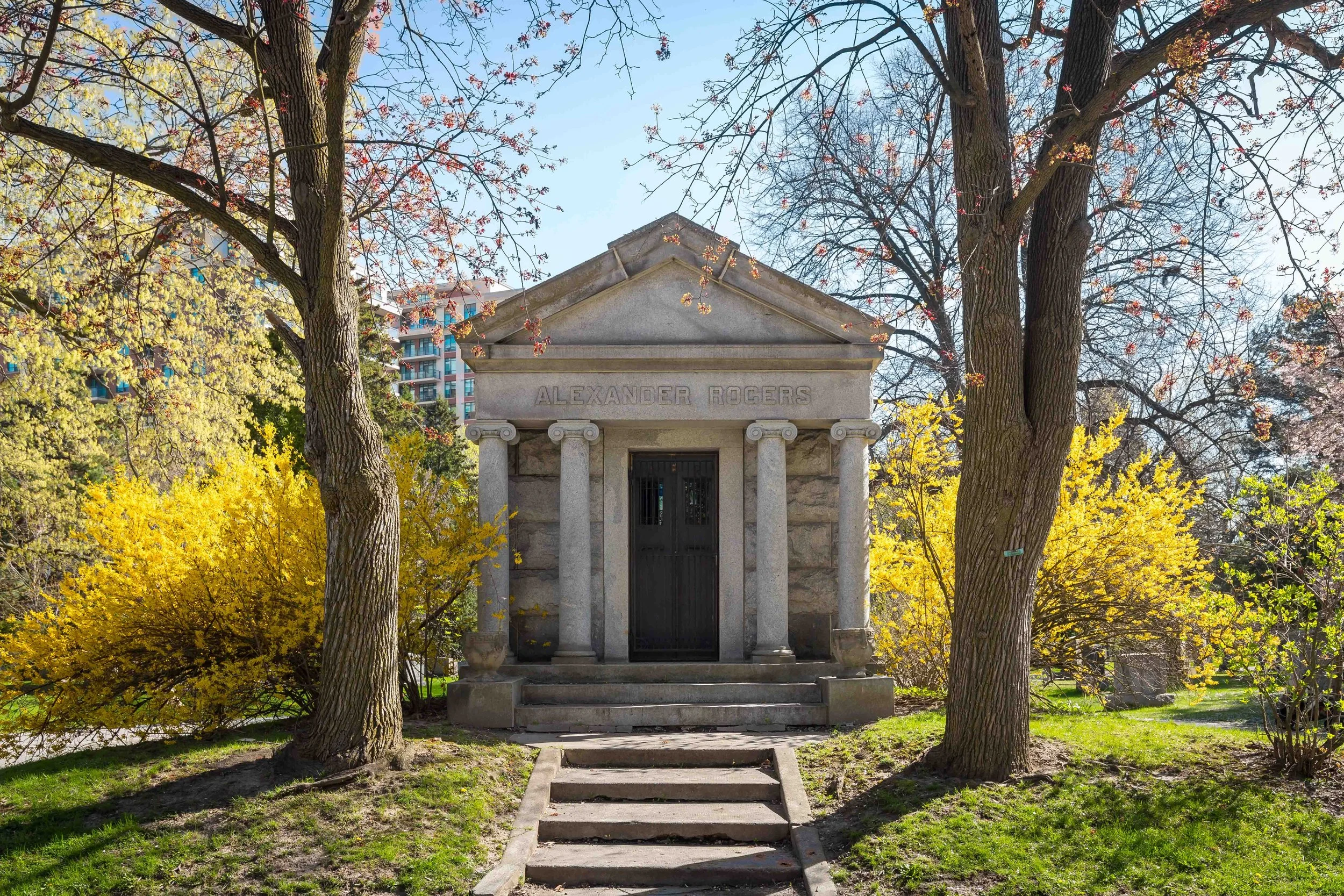 Mausoleum at Mount Pleasant Cemetery