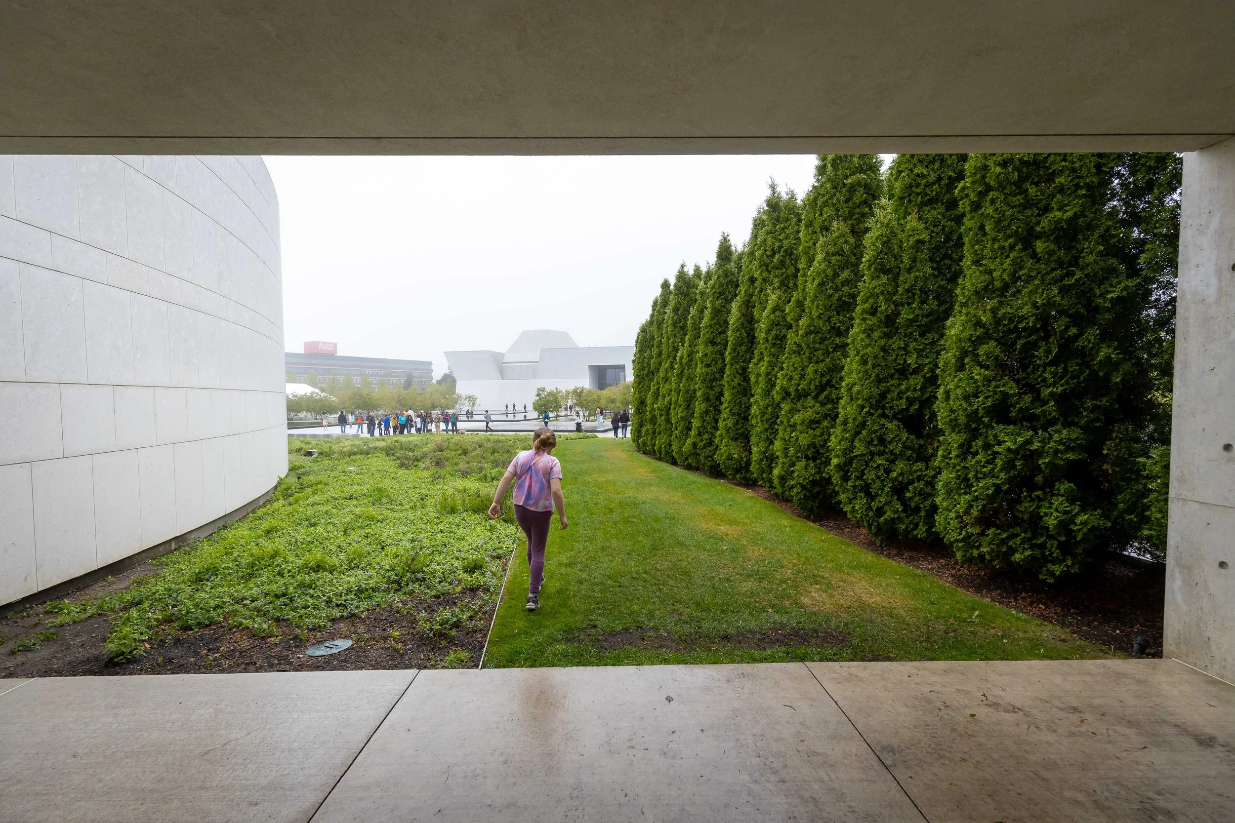 Between the Ismaili Centre and Aga Khan Museum