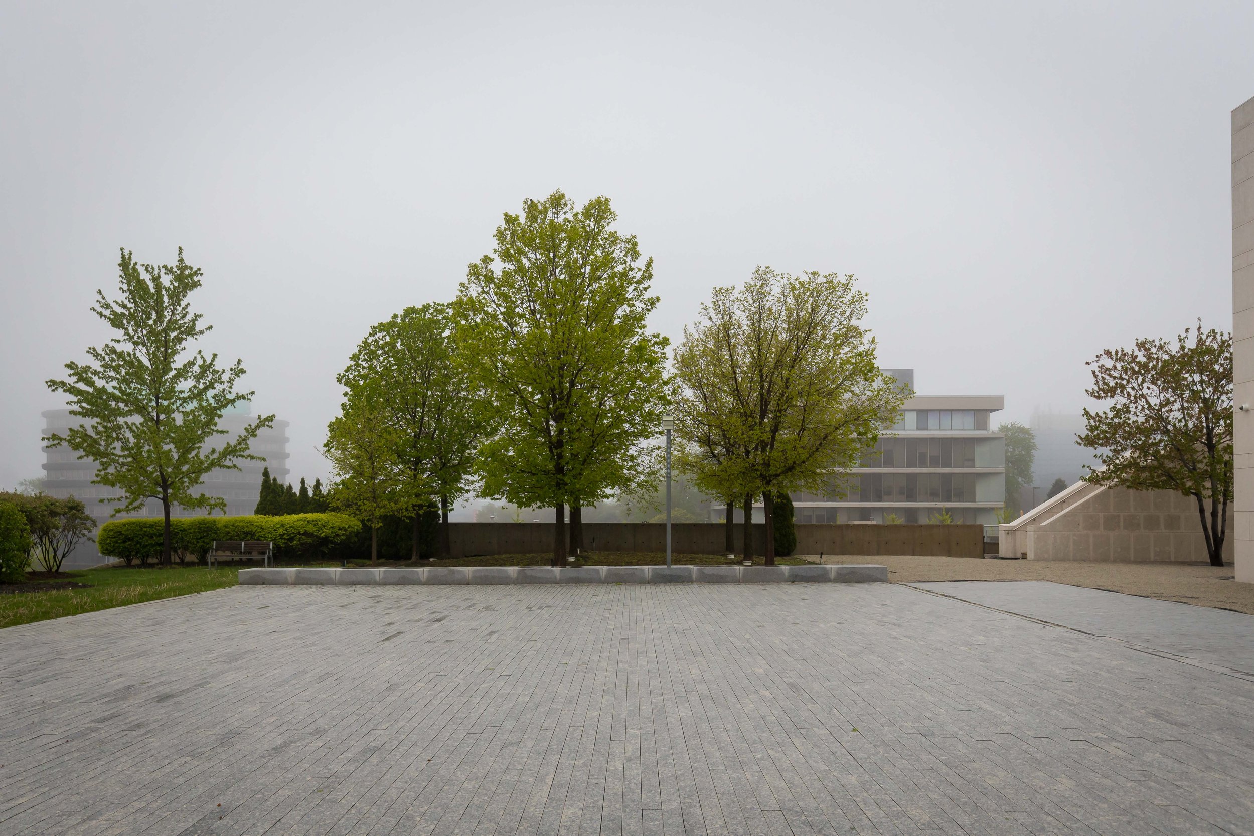 Rain and Reflection at the Ismaili Centre Toronto