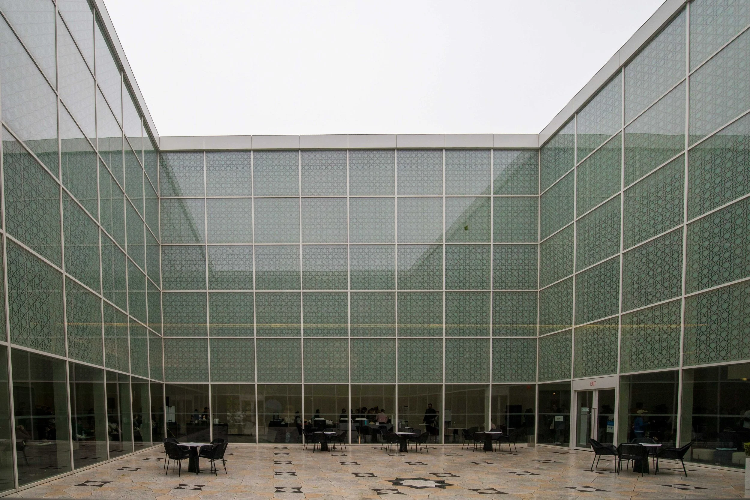 Inner Courtyard at the Aga Khan Museum