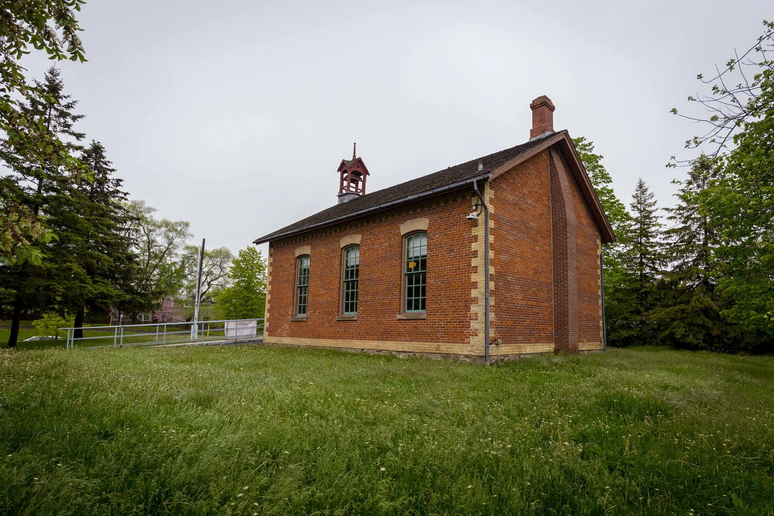 Side view of the Schoolhouse