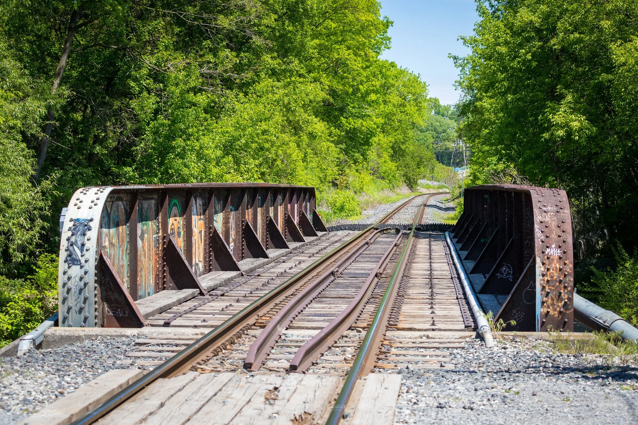 teel Bridge on the Lower Don Trail near Cottonwood Flats
