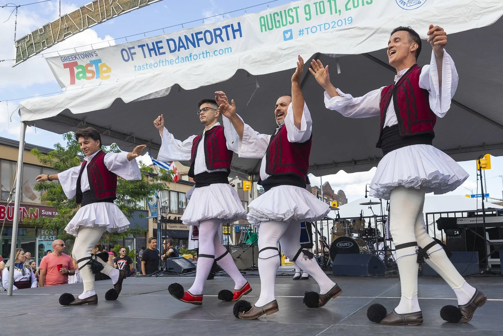 Dancers at the Taste of the Danforth