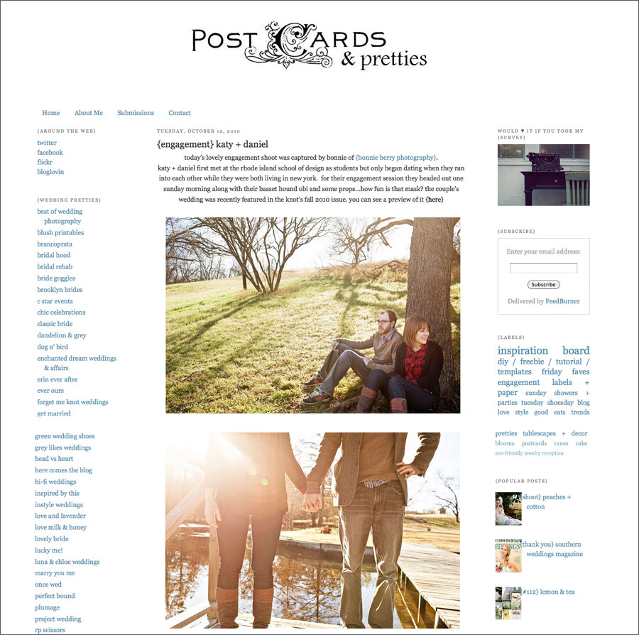 Engagement Session on Postcards and Pretties | Austin Engagement Photographer