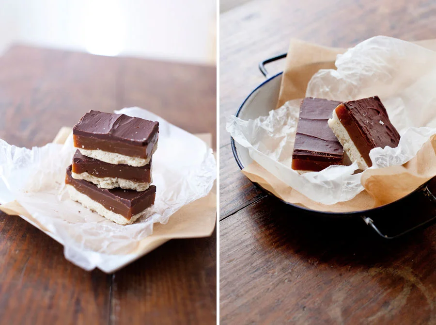 Homemade Twix Bars | Austin Food Photographer