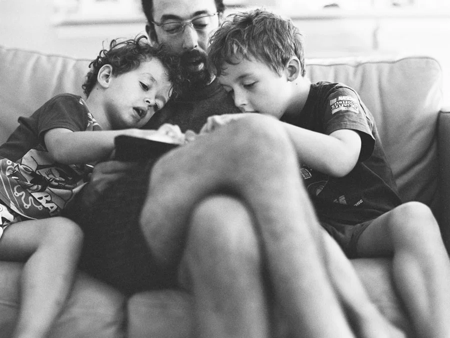 My Boys in Black and White | Austin Film Photographer