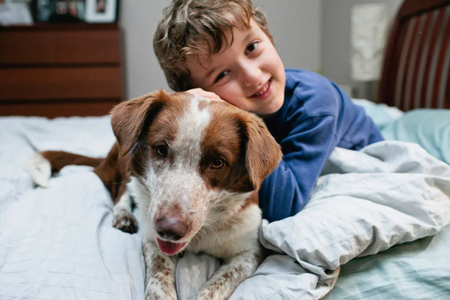 This Boy Loves His Dog