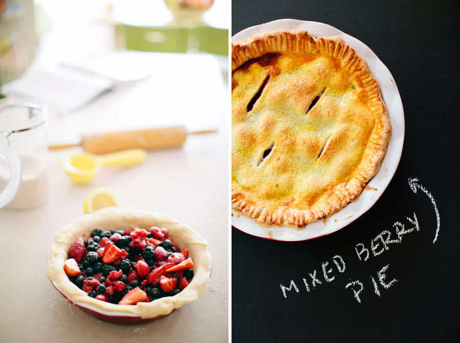 Mixed Berry Pie | Austin Food Photographer