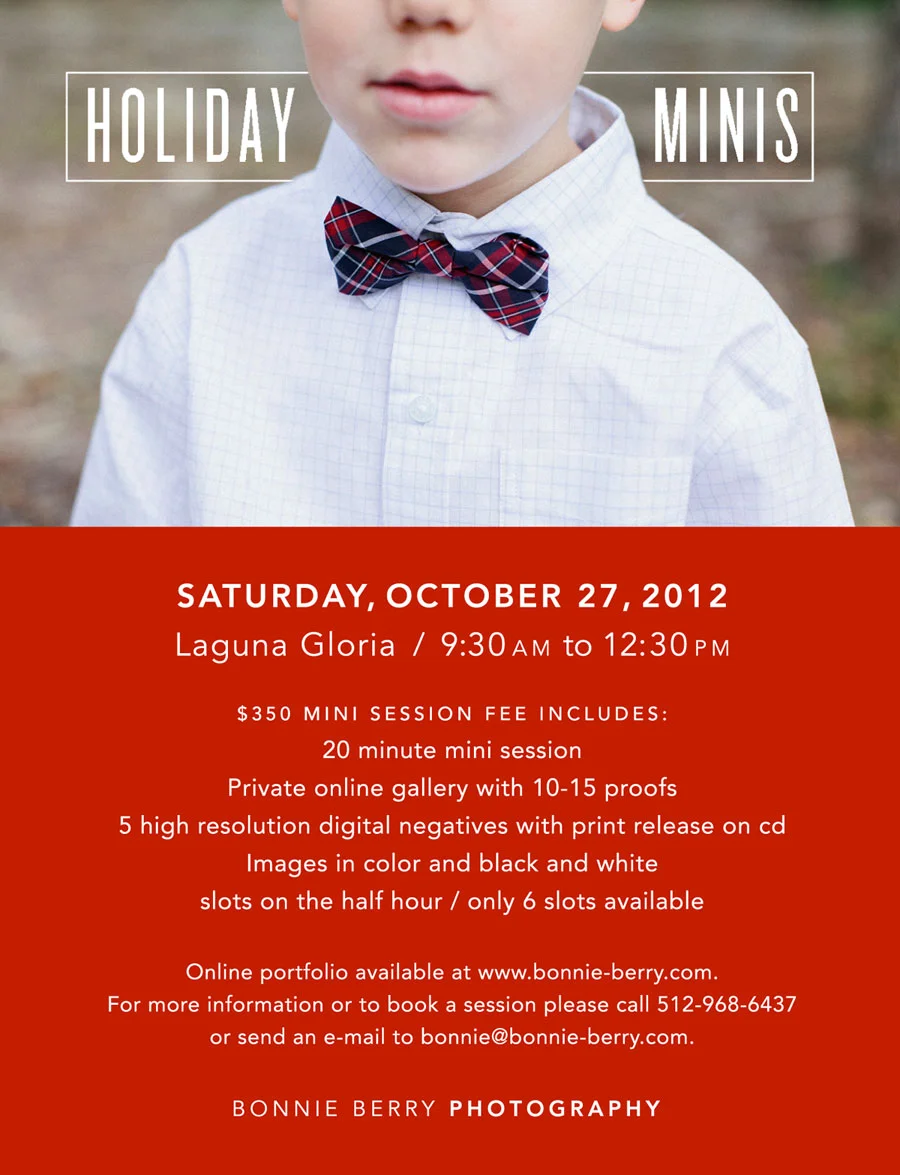 2012 Holiday Mini Sessions | October 27, 2012