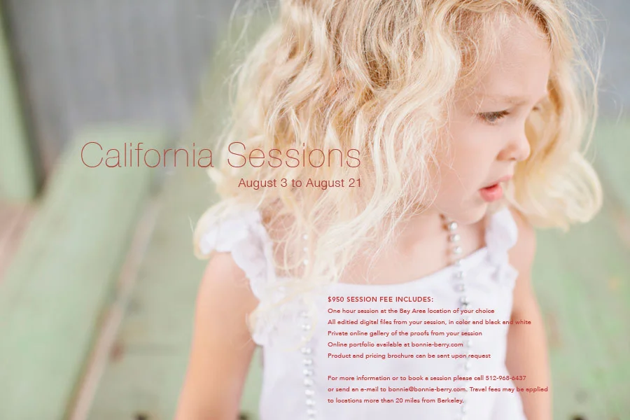 California Sessions | August 3 to August 21