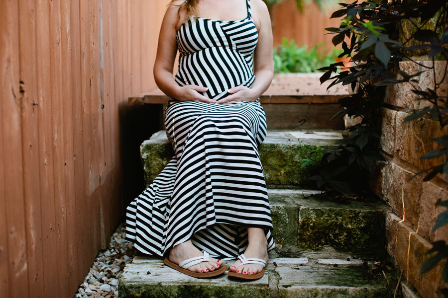 Baby Keller in the Oven | Austin Maternity Photographer