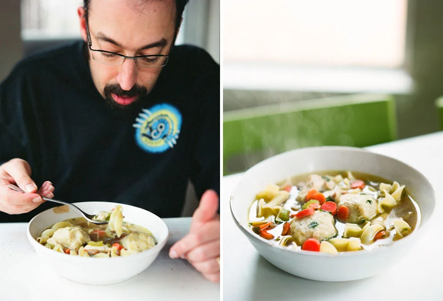 Matzah Ball Soup Recipe | Austin Food Photographer