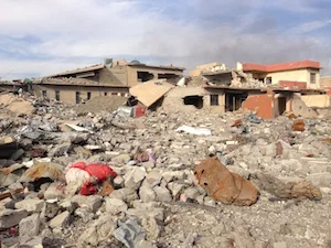 Iraqis liberated from the Islamic State return to a destroyed Sinjar