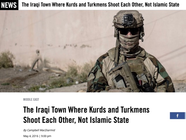 The Iraqi Town Where Kurds and Turkmens Shoot Each Other, Not Islamic State
