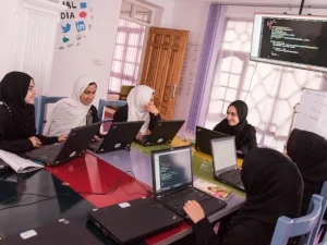Video: Afghan female coders