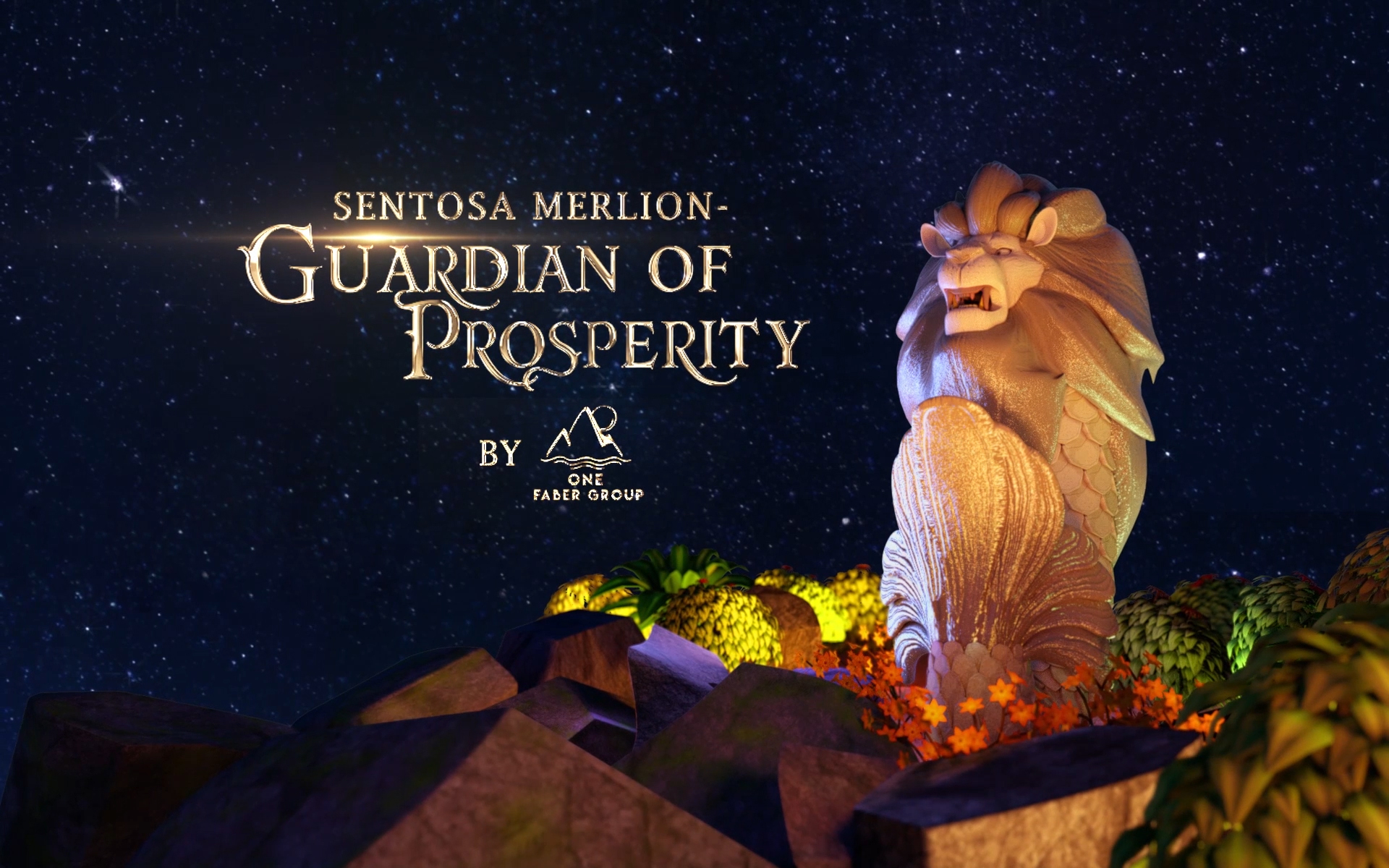 Animation Project for Sentosa Merlion Film