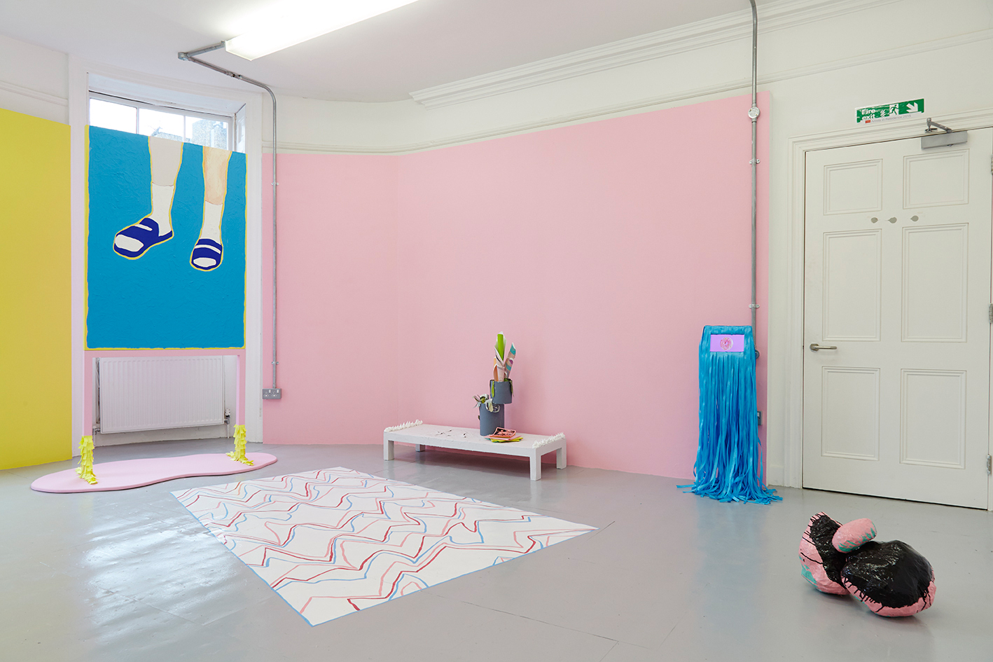 Diet Coke Break, installed at City and Guilds of London Art School, Artist in Residence 2015