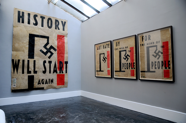 History Will Start Again, Art Hate, L-13 Light Industrial Workshop, London , 2011