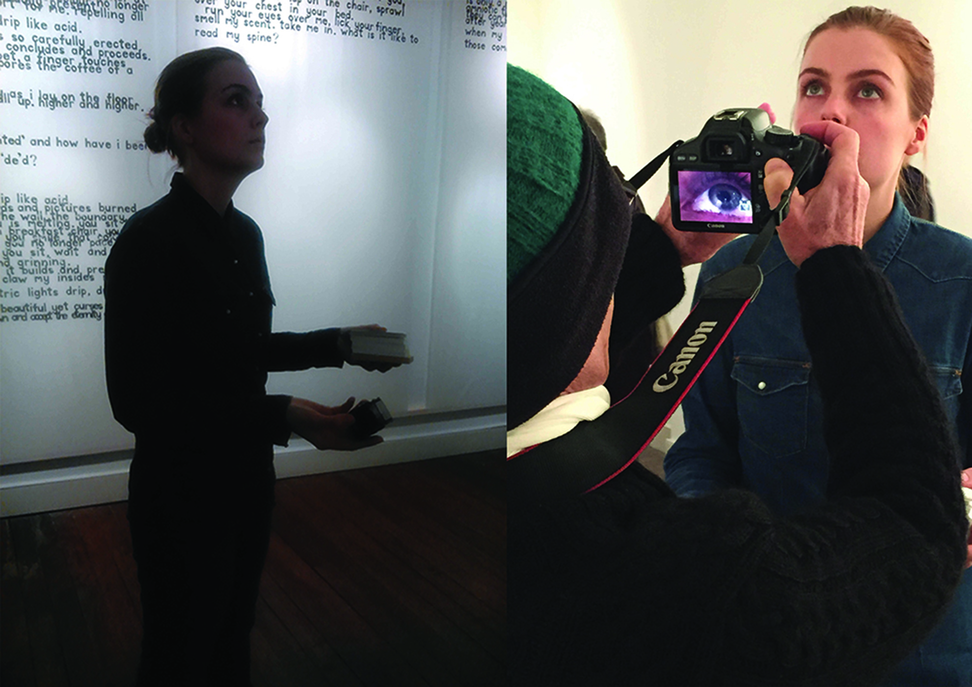 Coming Soon, endurance performance, 6 hours duration, 2016 (photographs courtesy of Meike Brunkhorst and Lorraine Fossi)