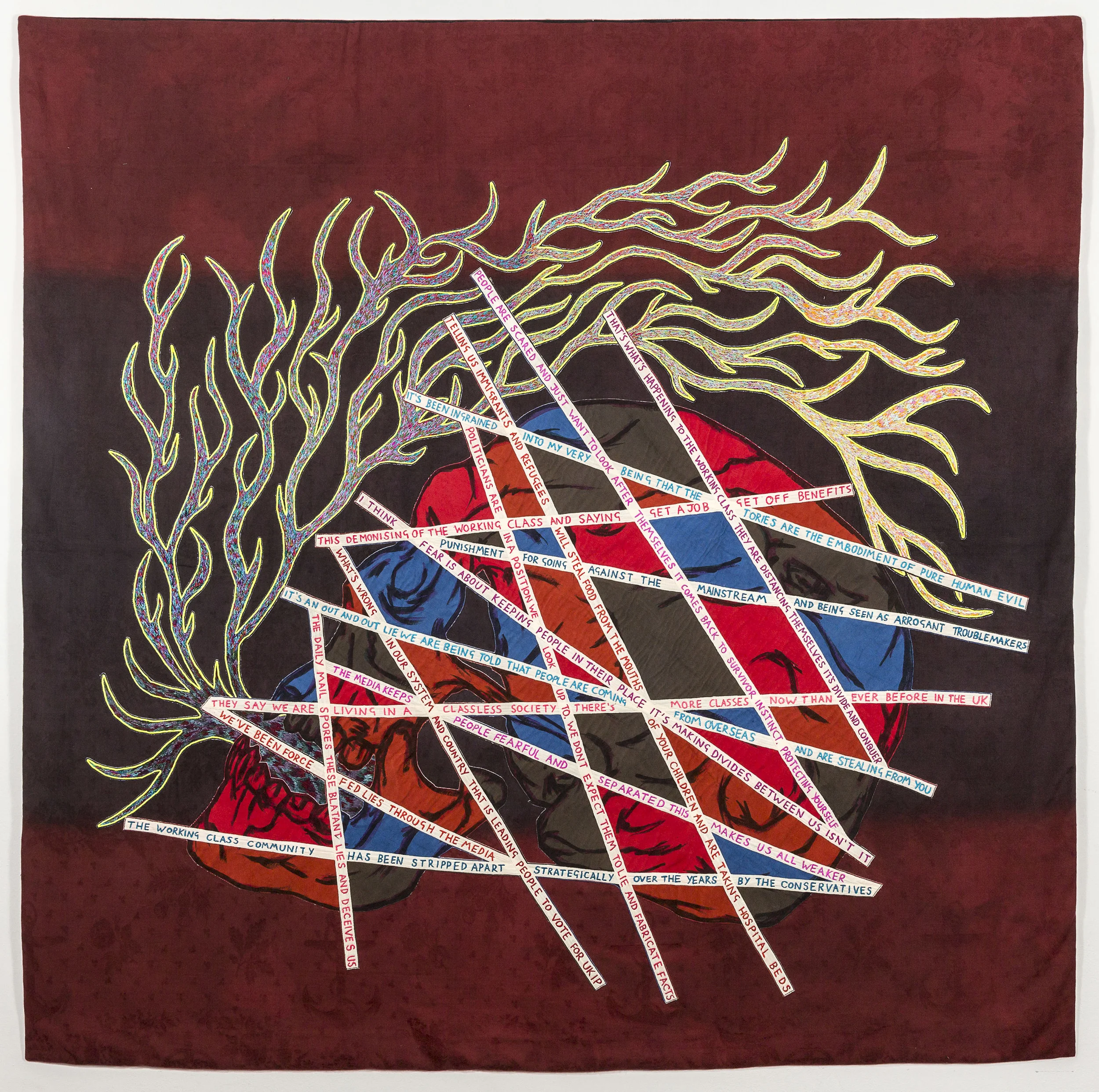 Purging, 2016, 155x155cm