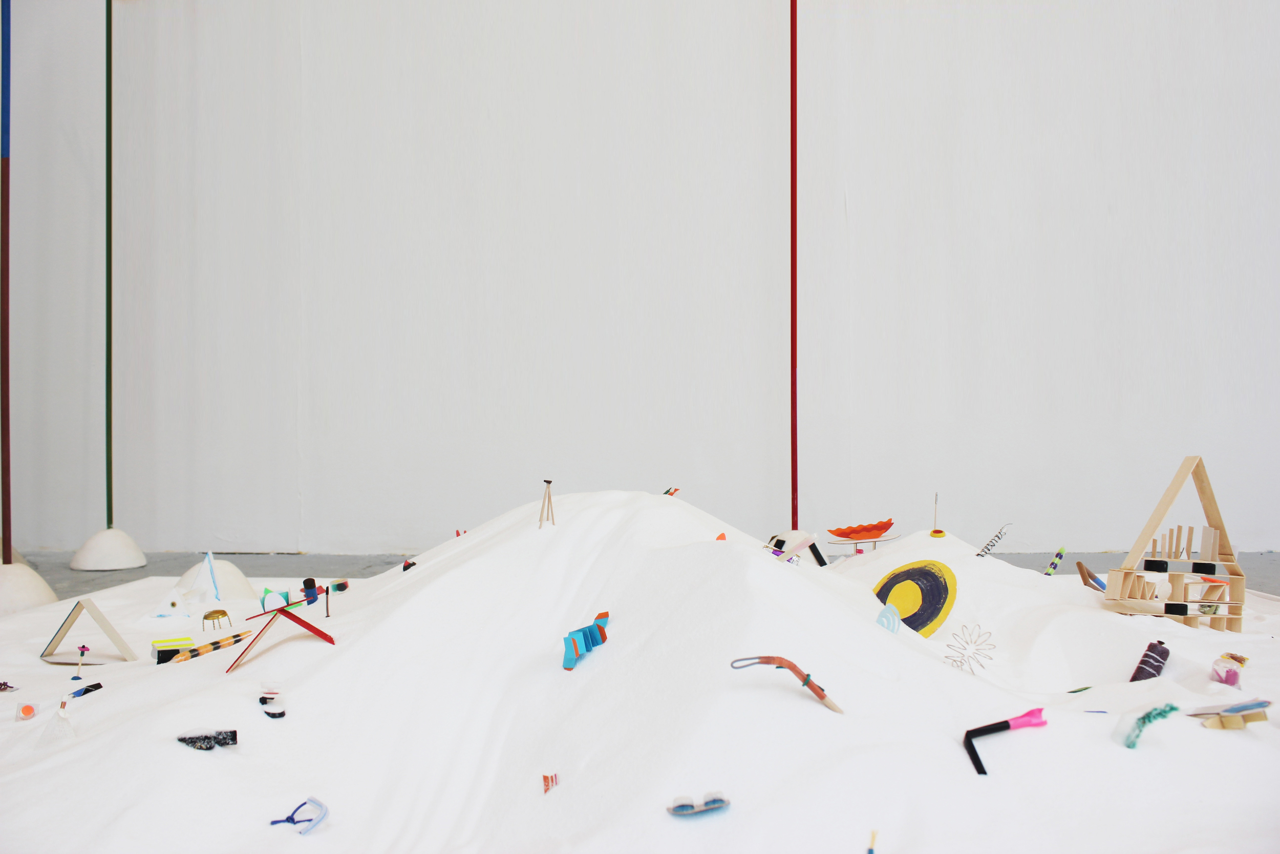 My Little Fountain, mixed media installation, dimensions variable, 2016 (above)