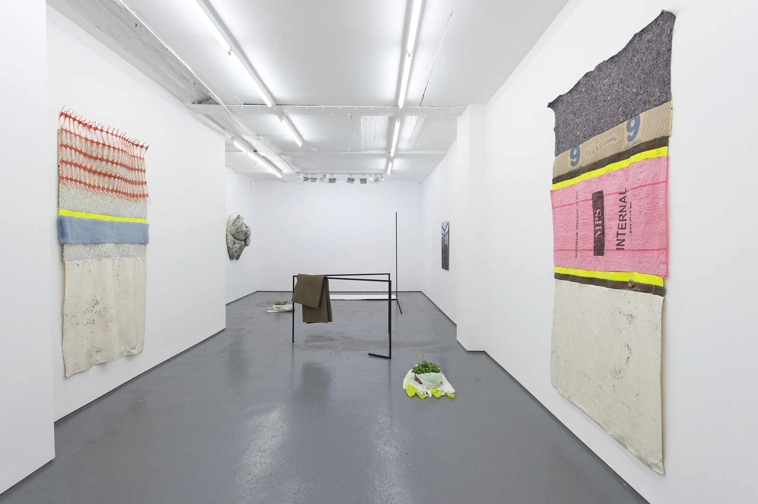 POLYMER (installation shot), (Valérie Kolakis, Scarlett Bowman, Neal Rock), Fold Gallery, 2016