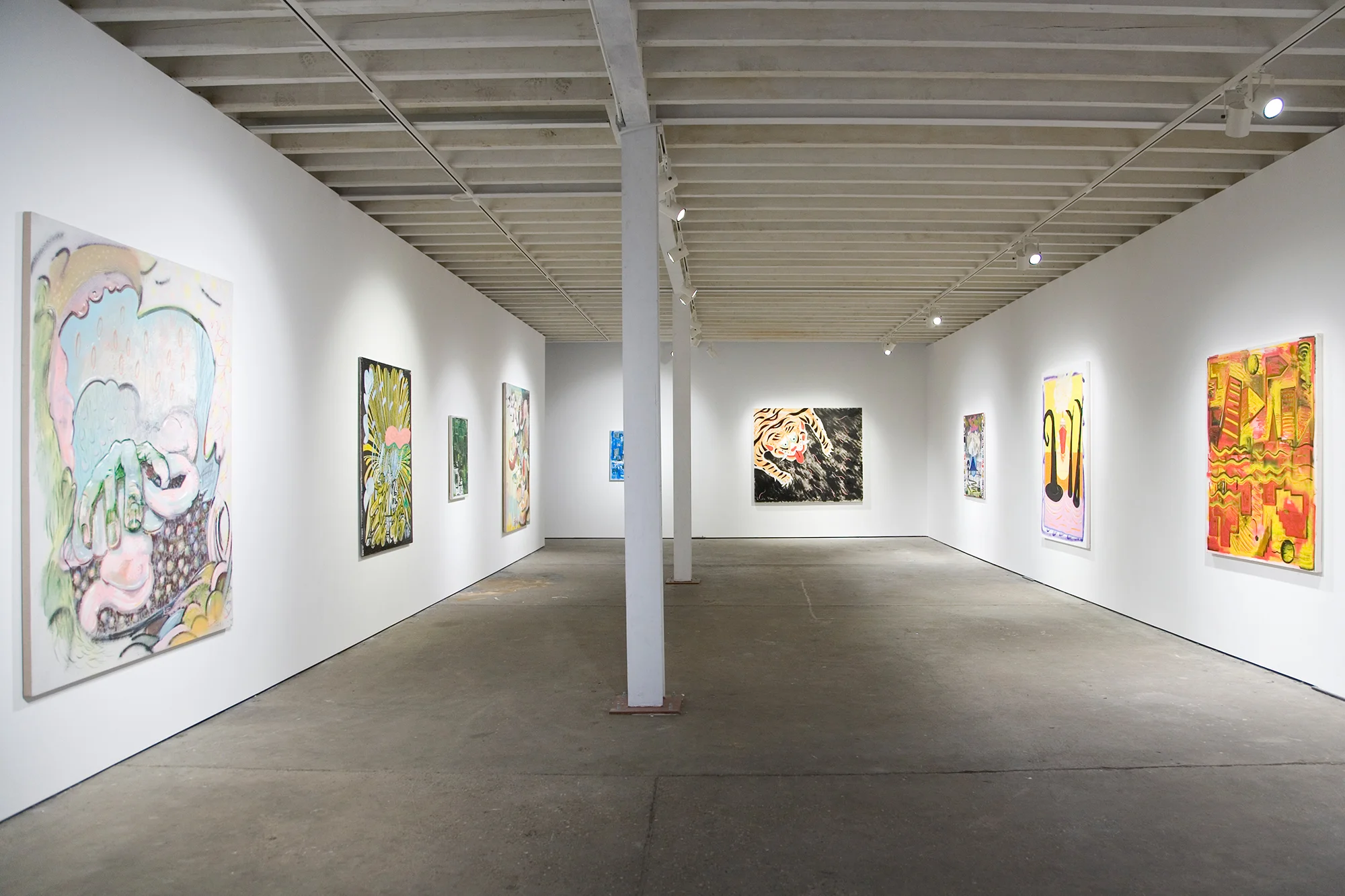 Exhibition view of The Rude Gesture, Unit 1 Gallery, 2016