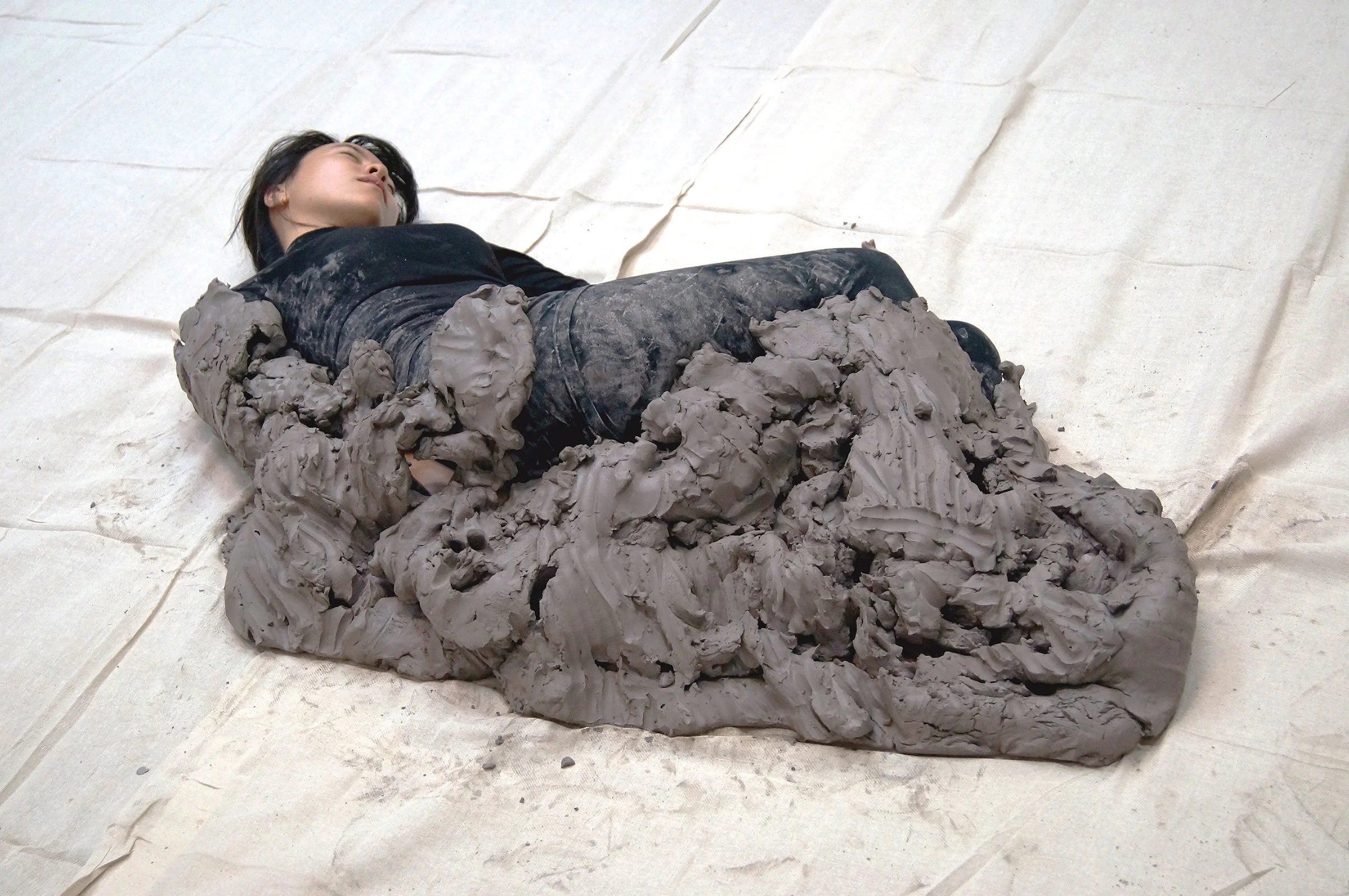 Untitled, 2016, Clay Performance, 2 hours