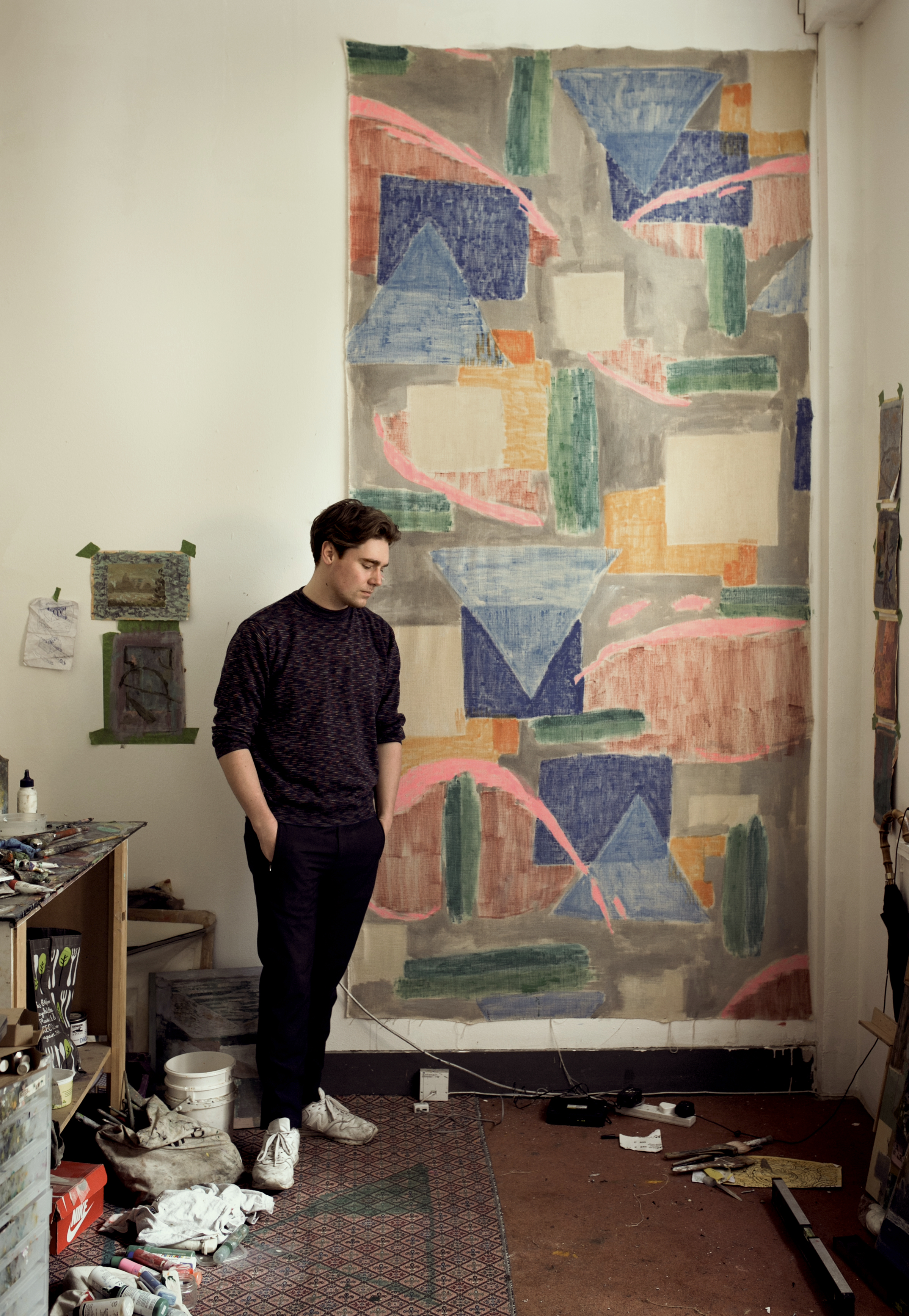 Anthony Banks at his studio