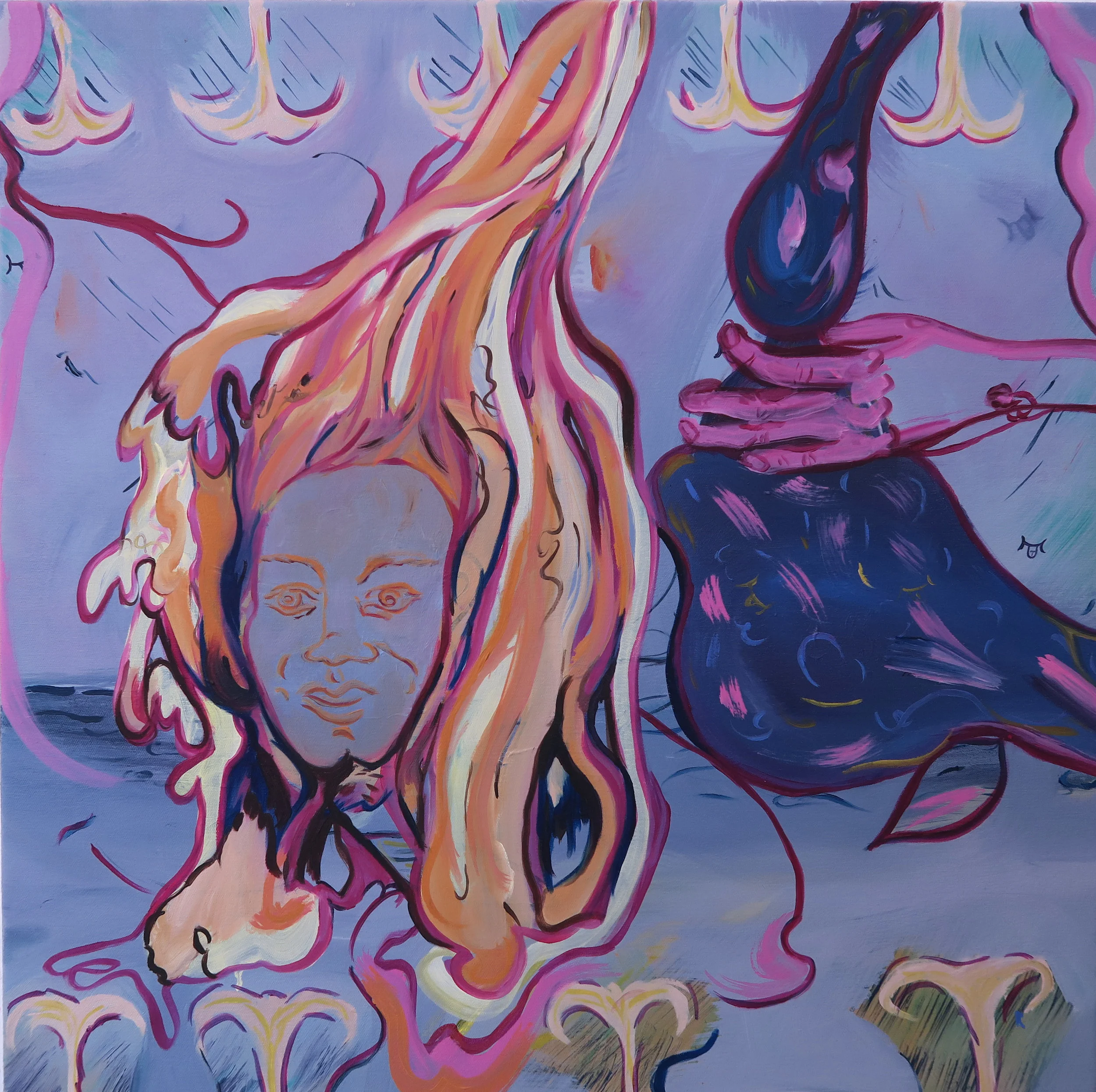 The girl whose hair petrified into a waterfall, 2016